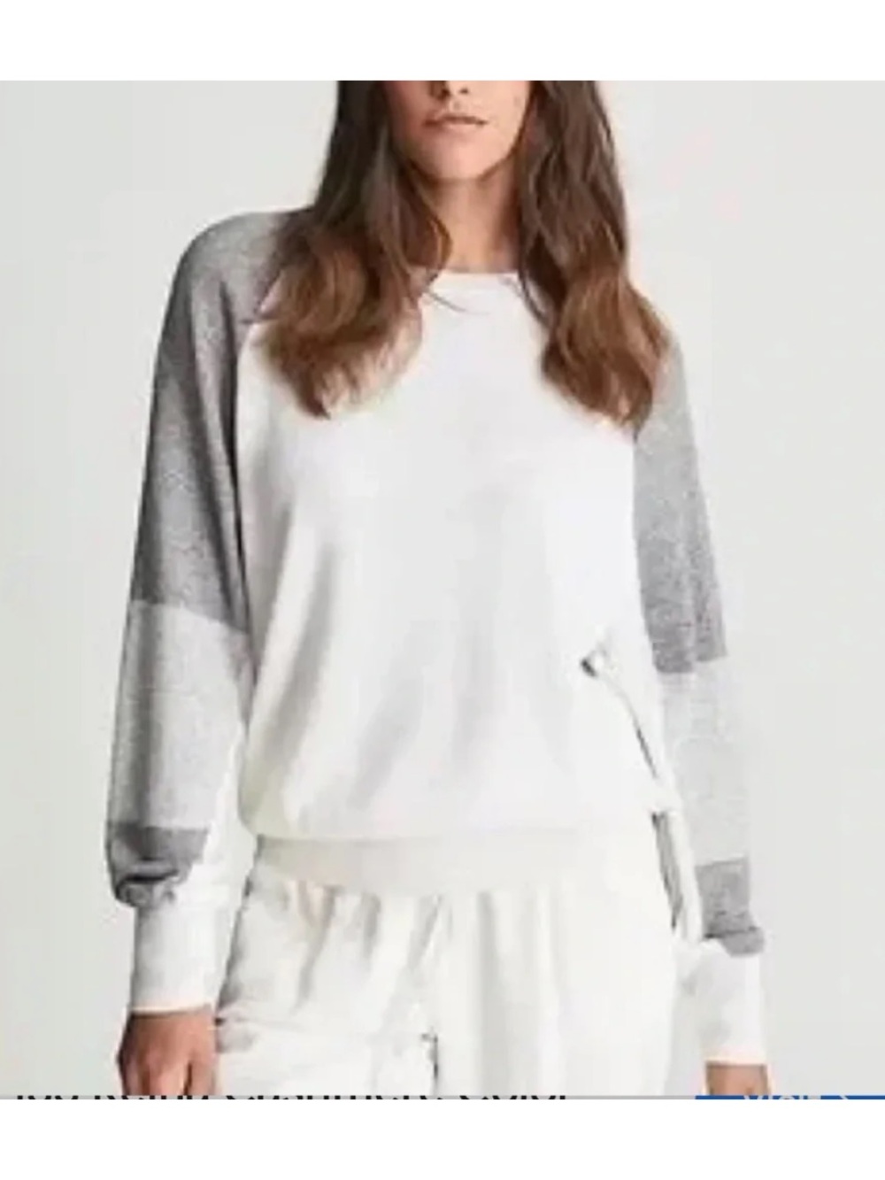 Reiss Reina Cashmere Colorblock Crewneck Sweater - Picture 2 of 10
